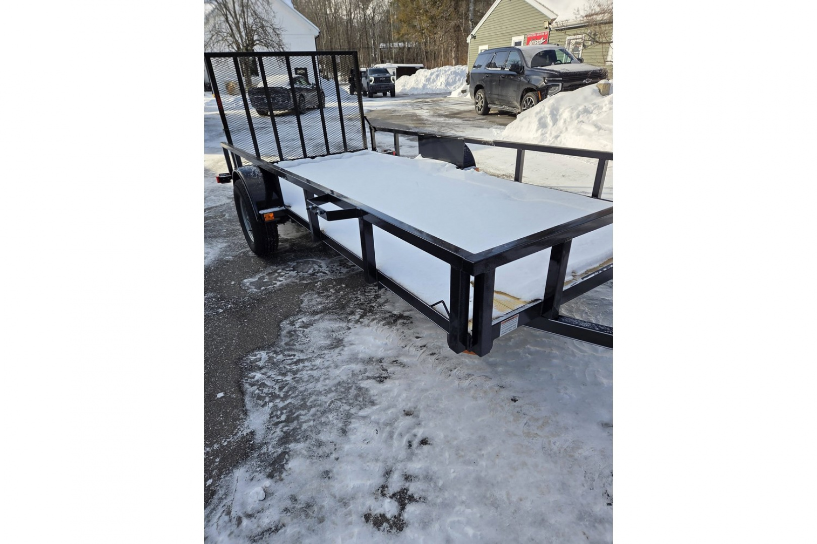 New 2026 6.5X14 Utility trailer with rear gate & spare tire mount - NEXHAUL
