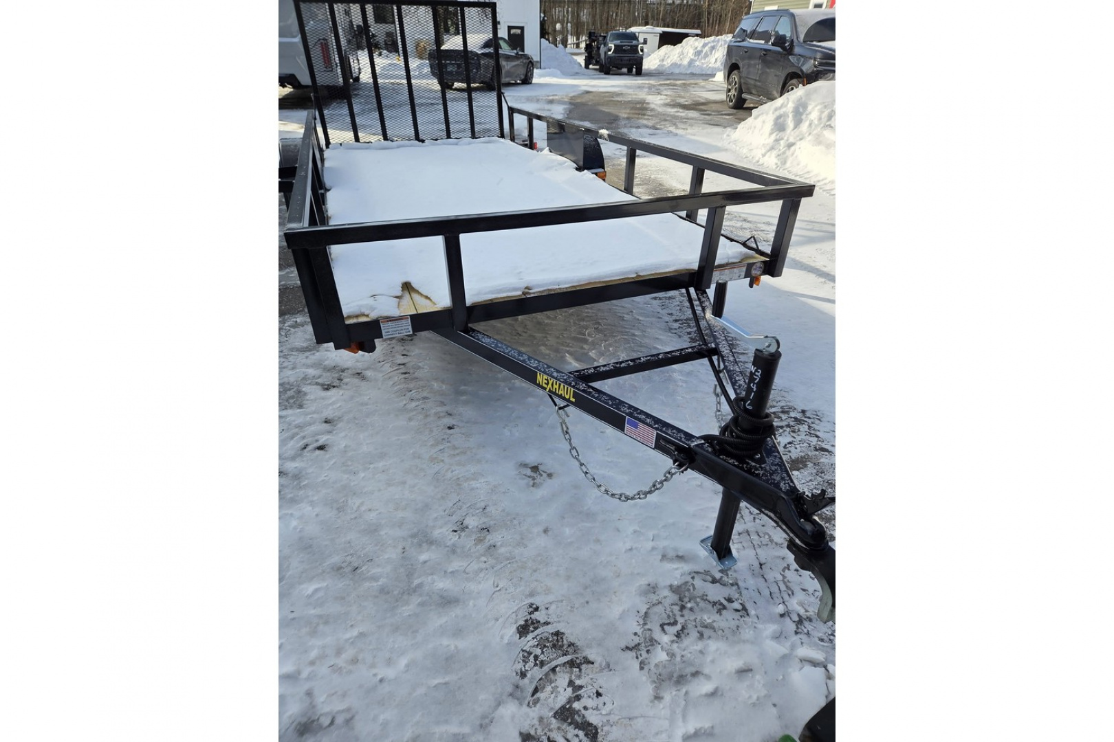 New 2026 6.5X14 Utility trailer with rear gate & spare tire mount - NEXHAUL