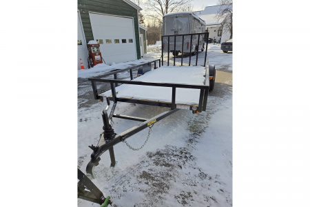 New 2026 6.5X14 Utility trailer with rear gate & spare tire mount - NEXHAUL