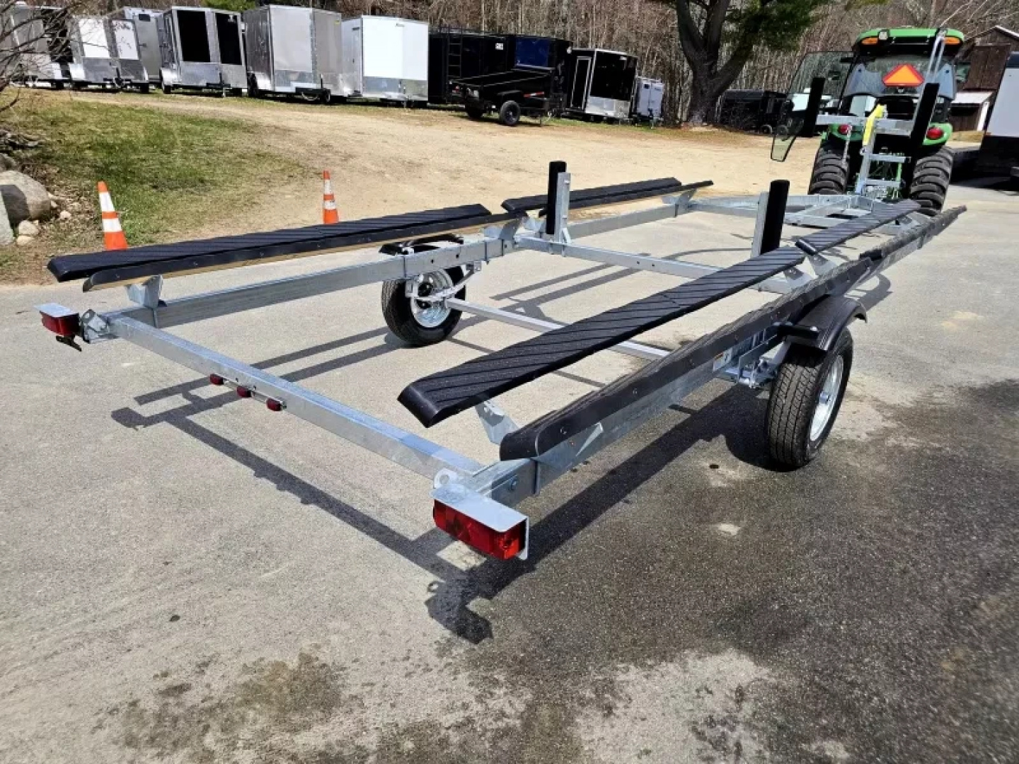 New 2025 18-22 foot pontoon trailer galvanized - Venture Trailers