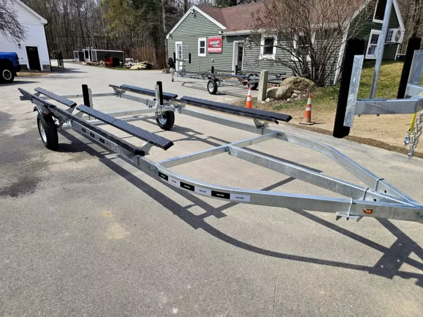 New 2025 18-22 foot pontoon trailer galvanized - Venture Trailers