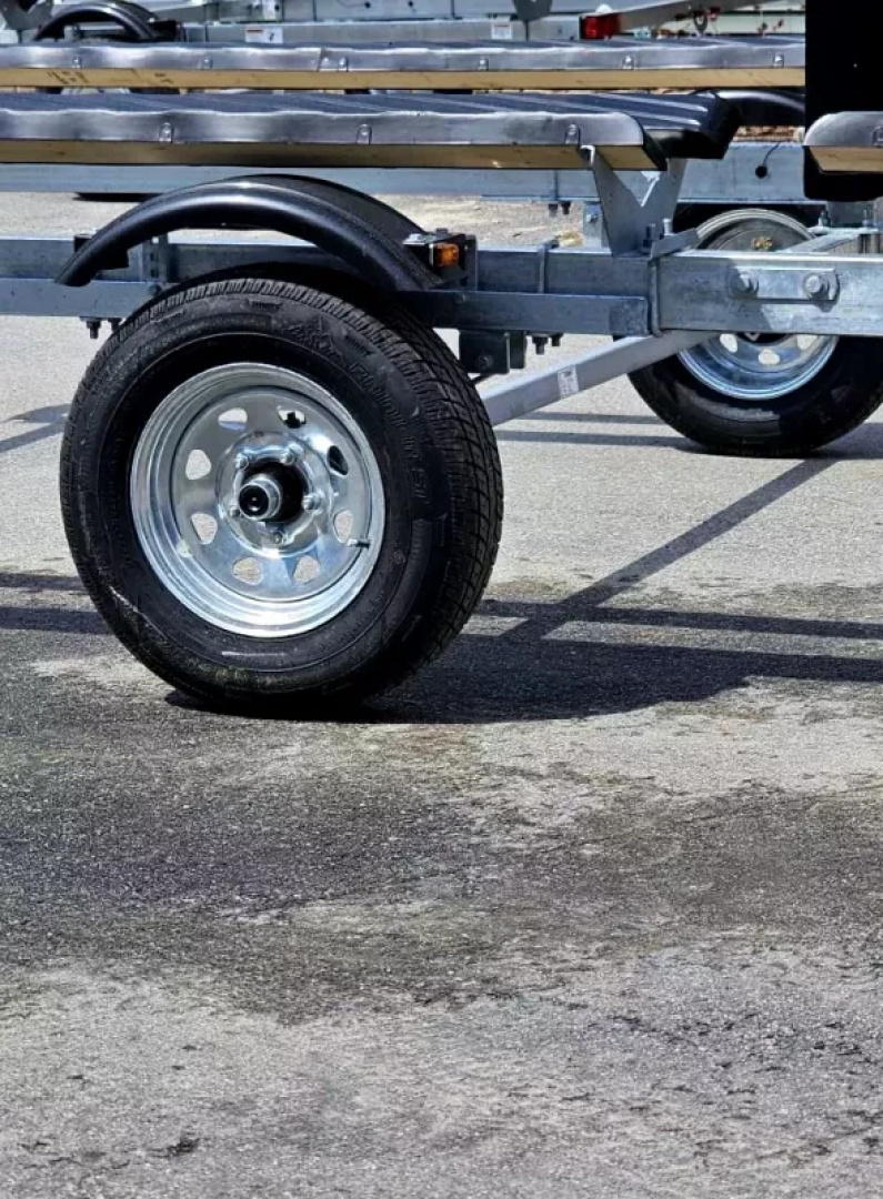 New 2025 18-22 foot pontoon trailer galvanized - Venture Trailers