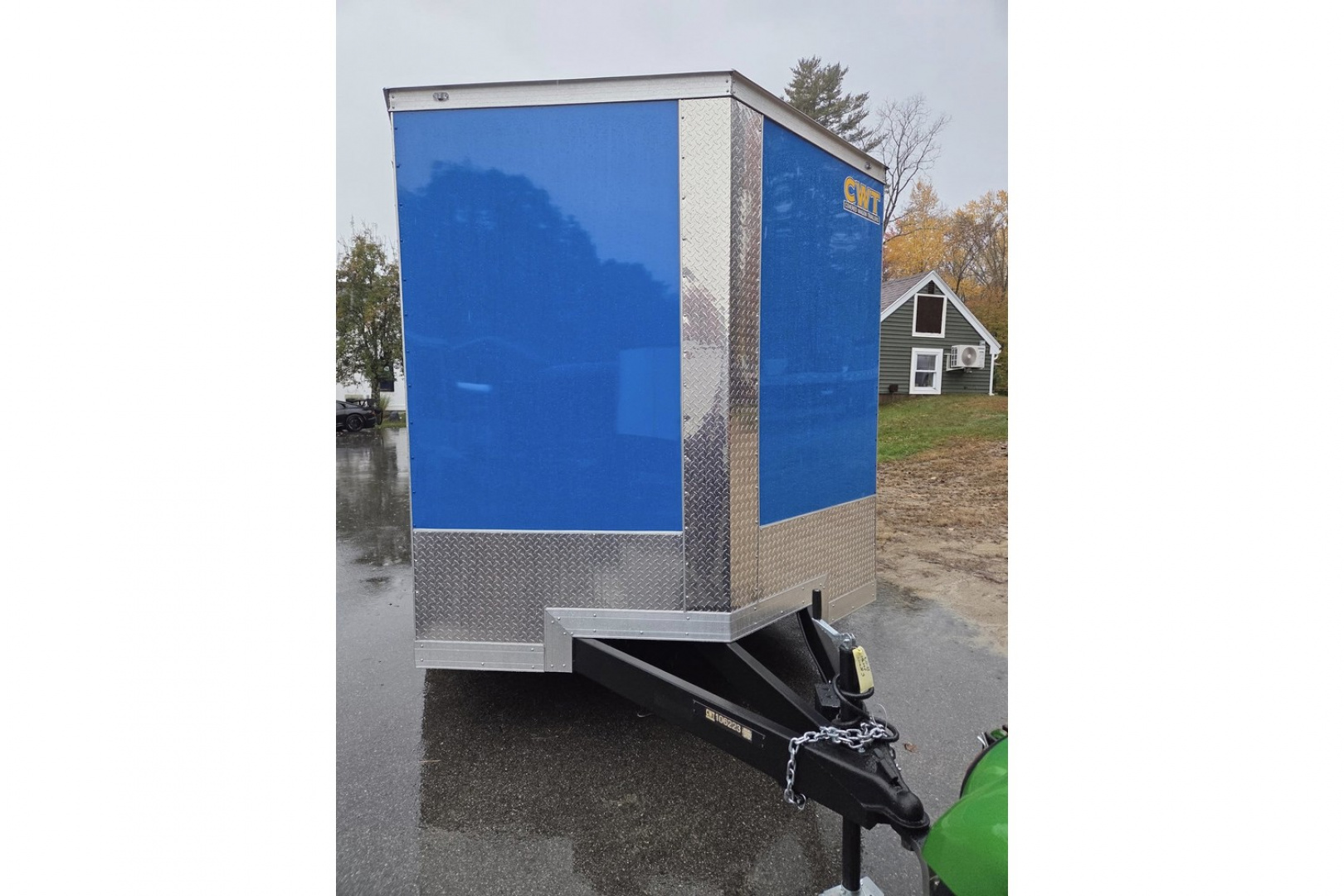 New 2026 8.5x16 extra height enclosed cargo trailer with wall e trac and poly core siding rear ramp door - Covered Wagon