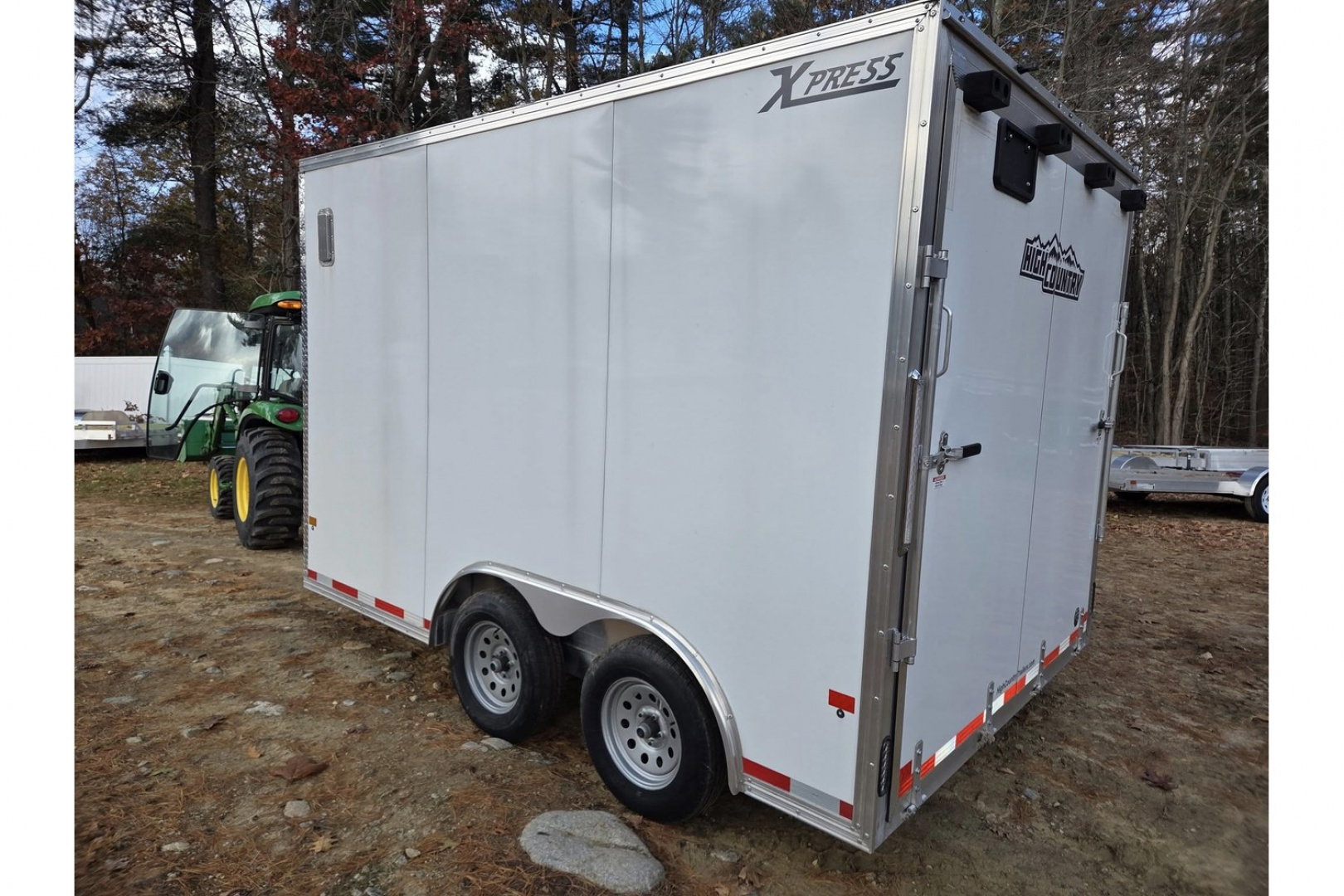 New 2026 8.5x12 extra height enclosed aluminum trailer loaded with upgrades - High Country Trailers