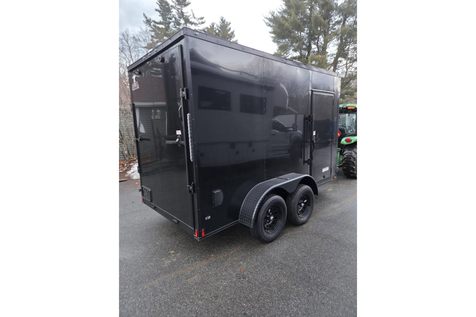 New 2026 6x12 dual axle enclosed cargo trailer with rear ramp - Anvil Trailers