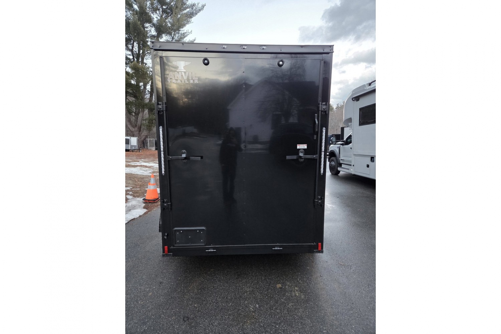 New 2026 6x12 dual axle enclosed cargo trailer with rear ramp - Anvil Trailers