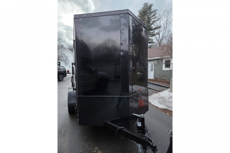 New 2026 6x12 dual axle enclosed cargo trailer with rear ramp - Anvil Trailers