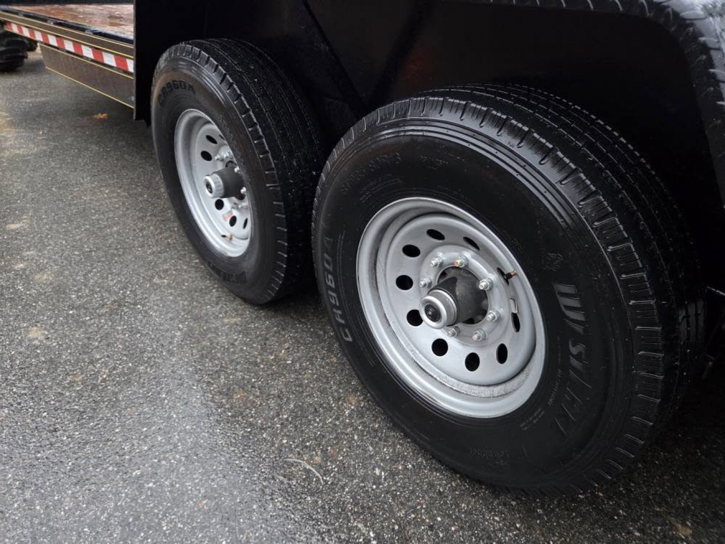 New 2025 7X22 HD Equipment trailer with full width ramps 15,000lb gvwr - KAUFMAN TRAILERS