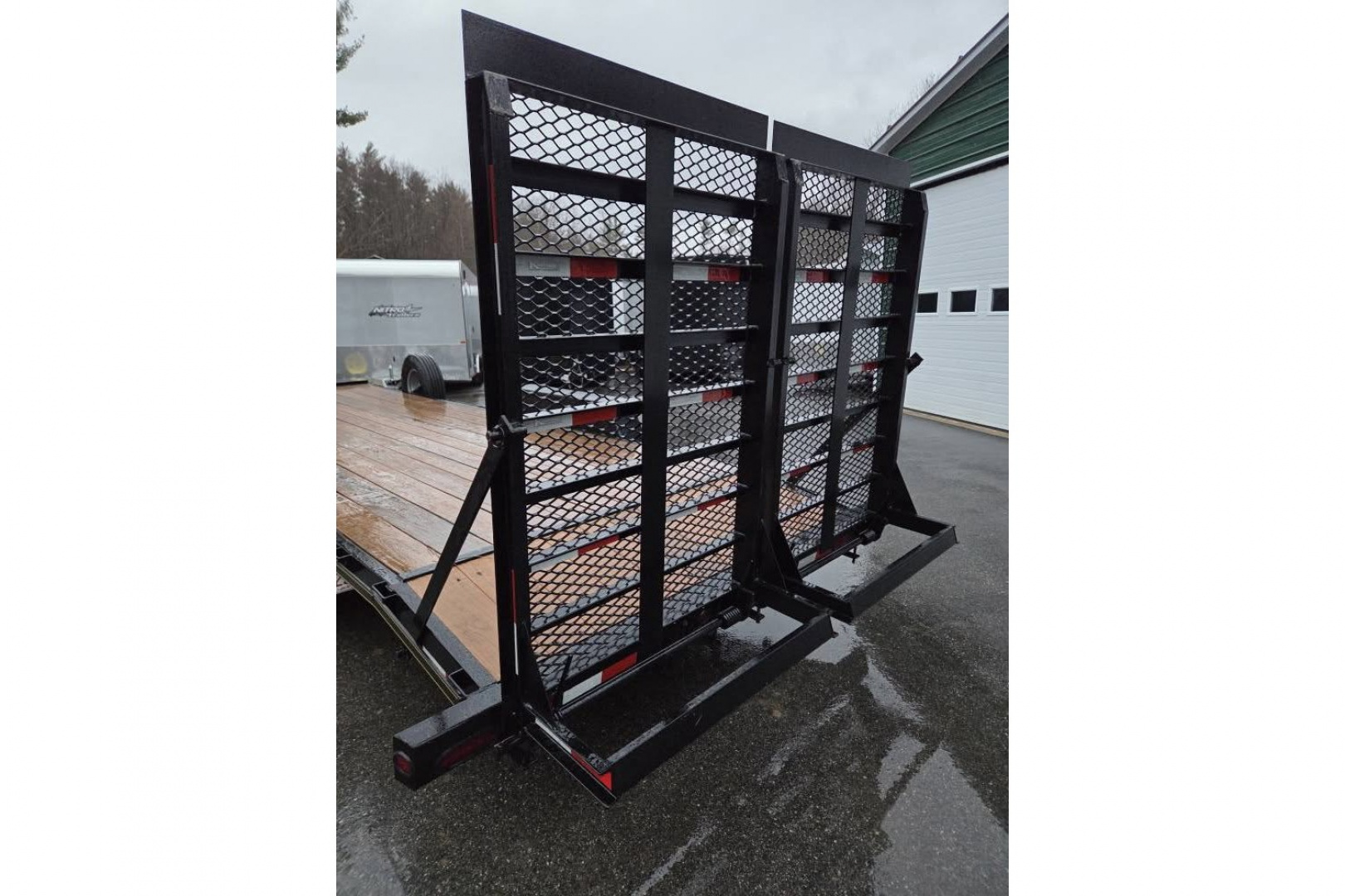 New 2025 7X22 HD Equipment trailer with full width ramps 15,000lb gvwr - KAUFMAN TRAILERS