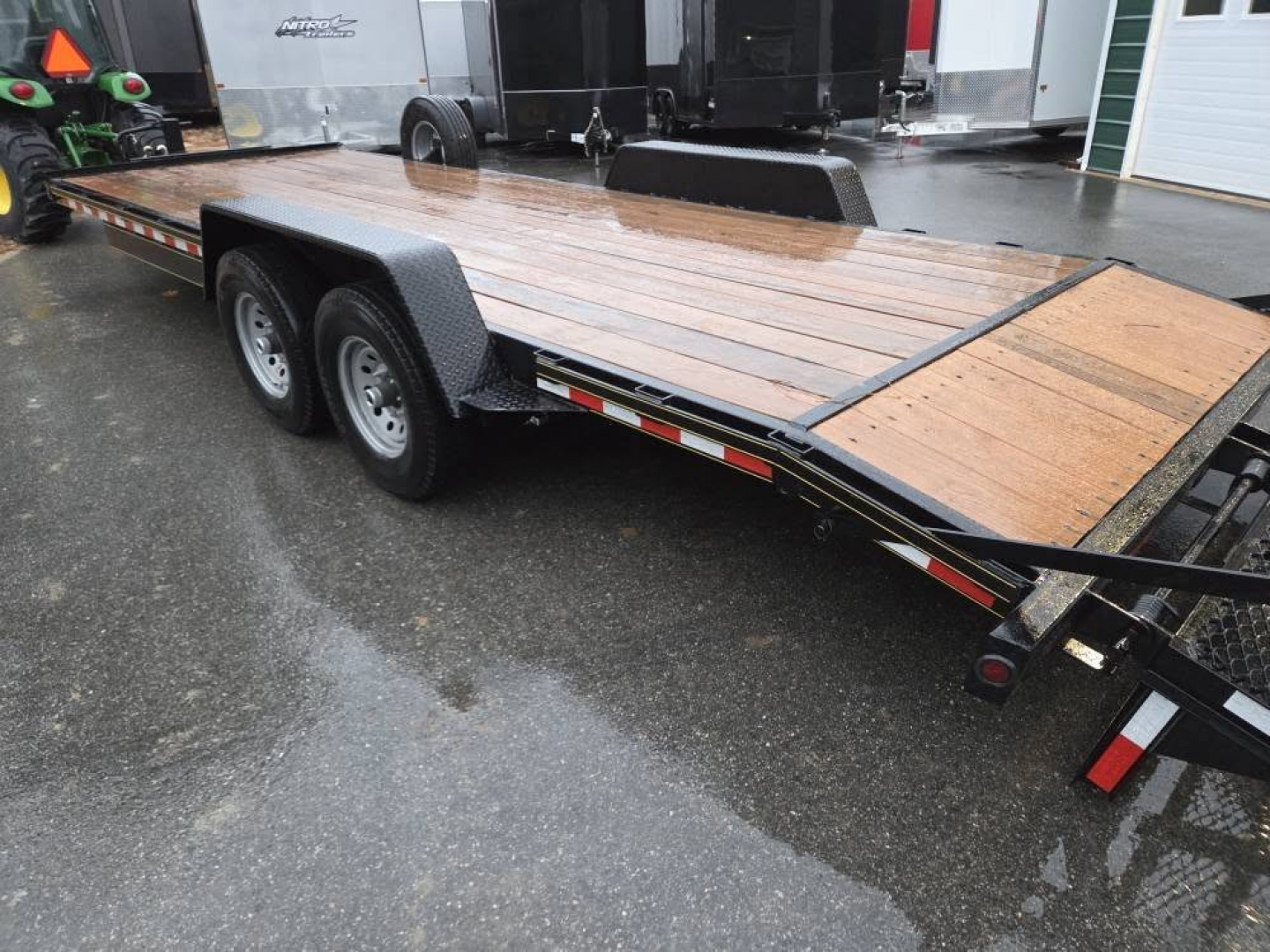 New 2025 7X22 HD Equipment trailer with full width ramps 15,000lb gvwr - KAUFMAN TRAILERS