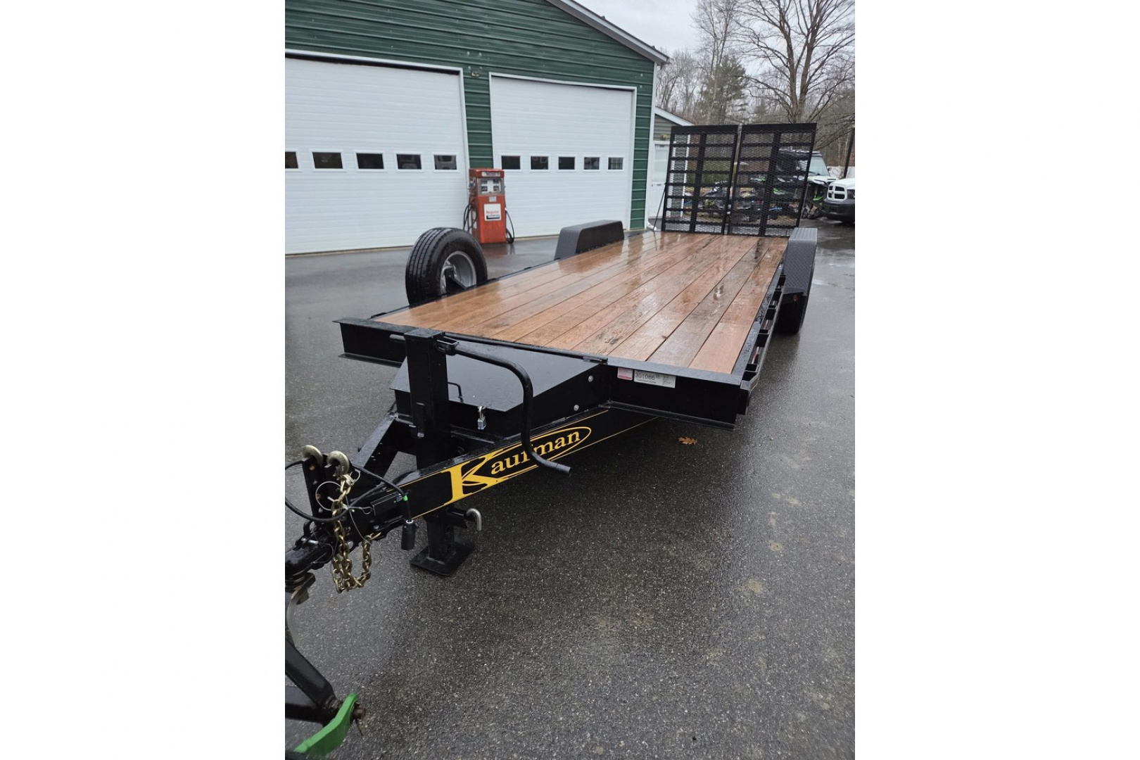 New 2025 7X22 HD Equipment trailer with full width ramps 15,000lb gvwr - KAUFMAN TRAILERS