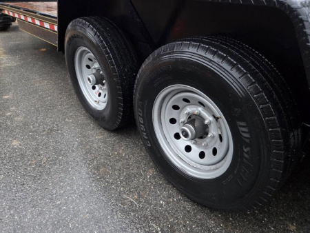 New 2025 7X22 HD Equipment trailer with full width ramps 15,000lb gvwr - KAUFMAN TRAILERS