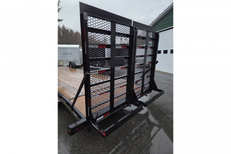 New 2025 7X22 HD Equipment trailer with full width ramps 15,000lb gvwr - KAUFMAN TRAILERS