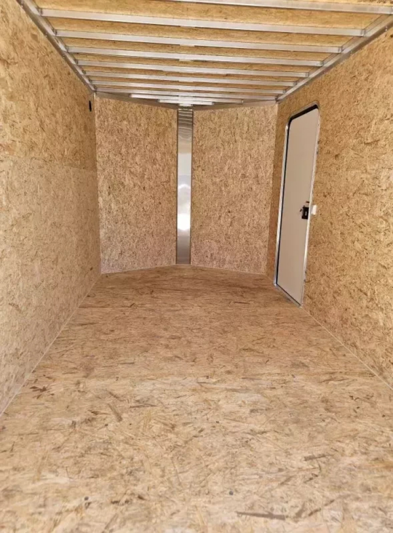 New 2025 7x14 aluminum contractor trailer barn doors - Nitro