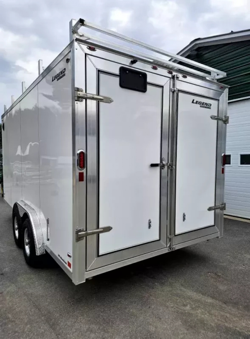 New 2025 8x16 Premium Contractor trailer with barn doors - Legend Trailers