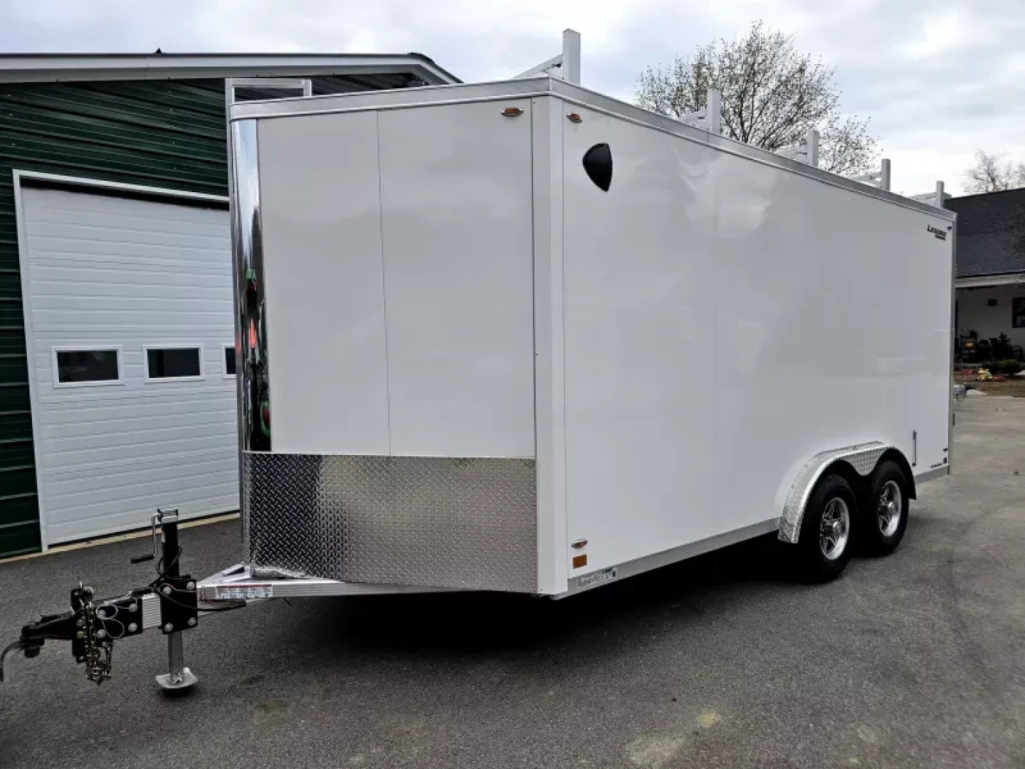 New 2025 8x16 Premium Contractor trailer with barn doors - Legend Trailers