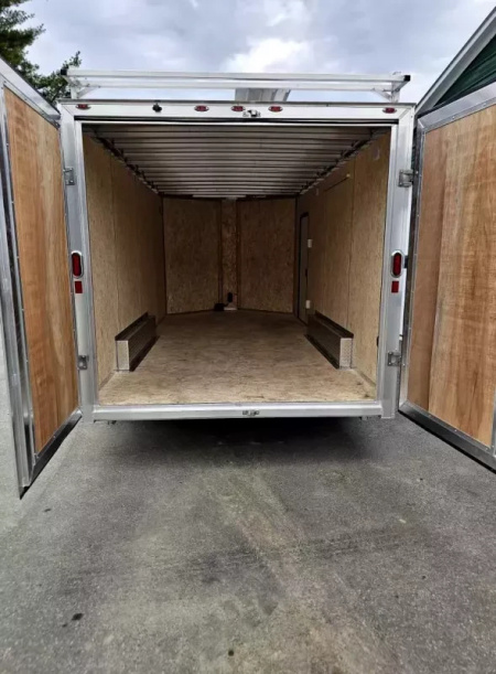 New 2025 8x16 Premium Contractor trailer with barn doors - Legend Trailers