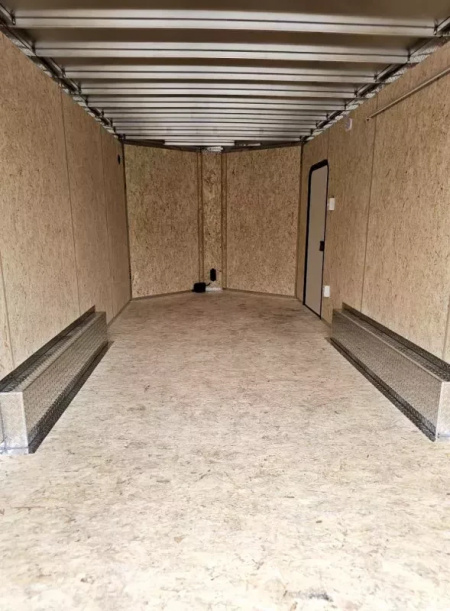 New 2025 8x16 Premium Contractor trailer with barn doors - Legend Trailers