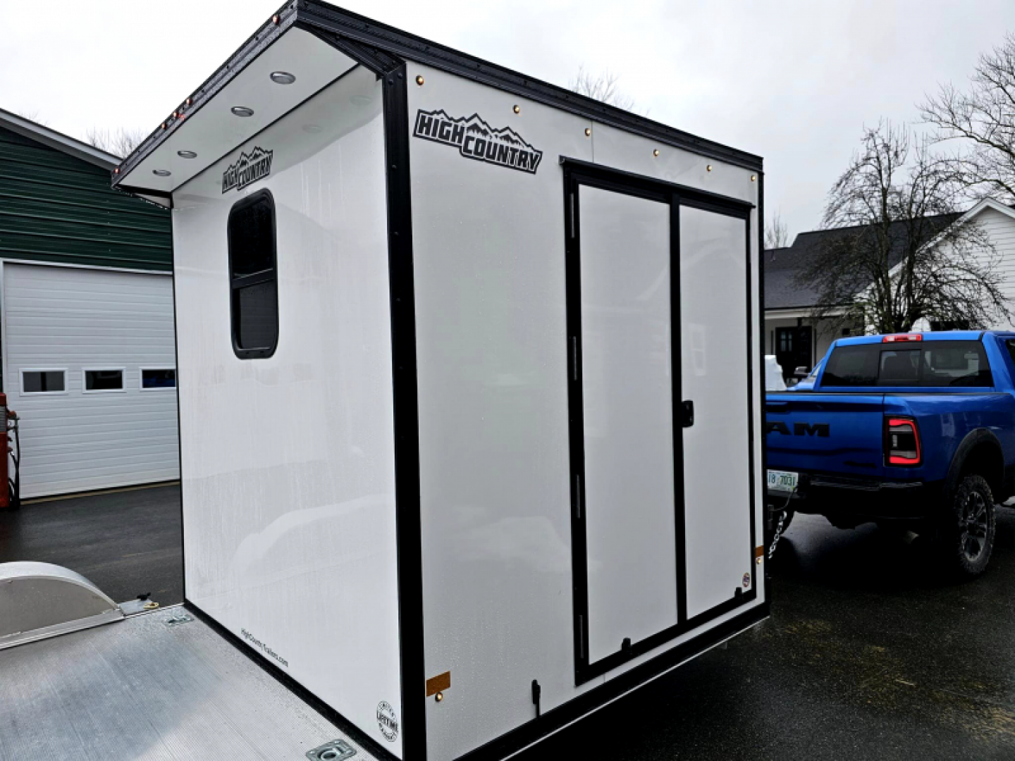 New 2024 2024 7x22 adventure trailer 9990lb gvwr aluminum car hauler camper trailer custom - High Country Trailers