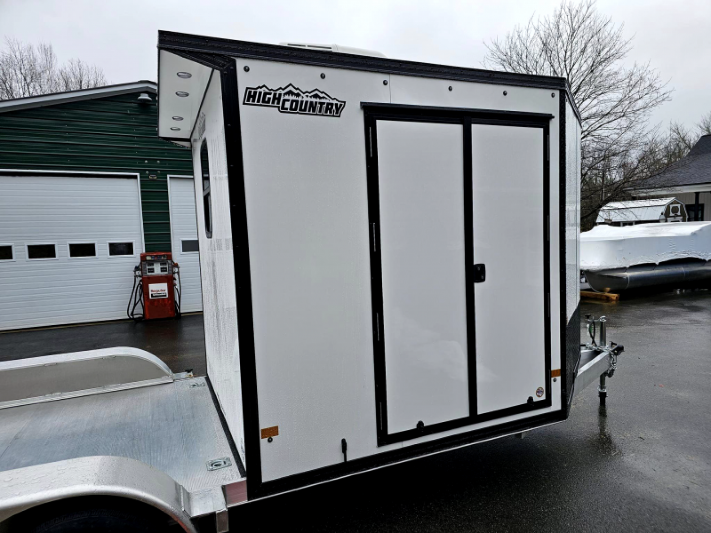 New 2024 2024 7x22 adventure trailer 9990lb gvwr aluminum car hauler camper trailer custom - High Country Trailers