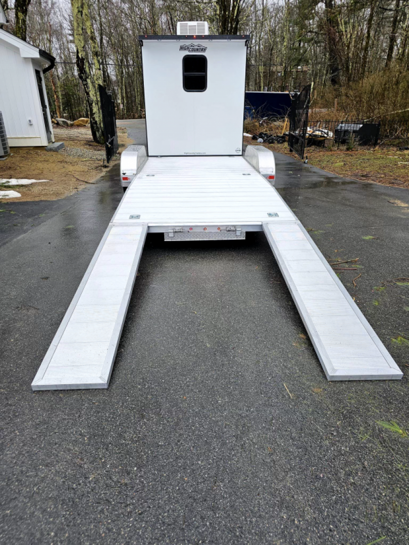 New 2024 2024 7x22 adventure trailer 9990lb gvwr aluminum car hauler camper trailer custom - High Country Trailers