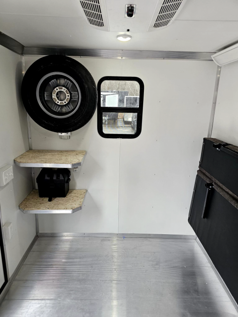 New 2024 2024 7x22 adventure trailer 9990lb gvwr aluminum car hauler camper trailer custom - High Country Trailers