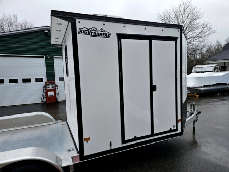 New 2024 2024 7x22 adventure trailer 9990lb gvwr aluminum car hauler camper trailer custom - High Country Trailers