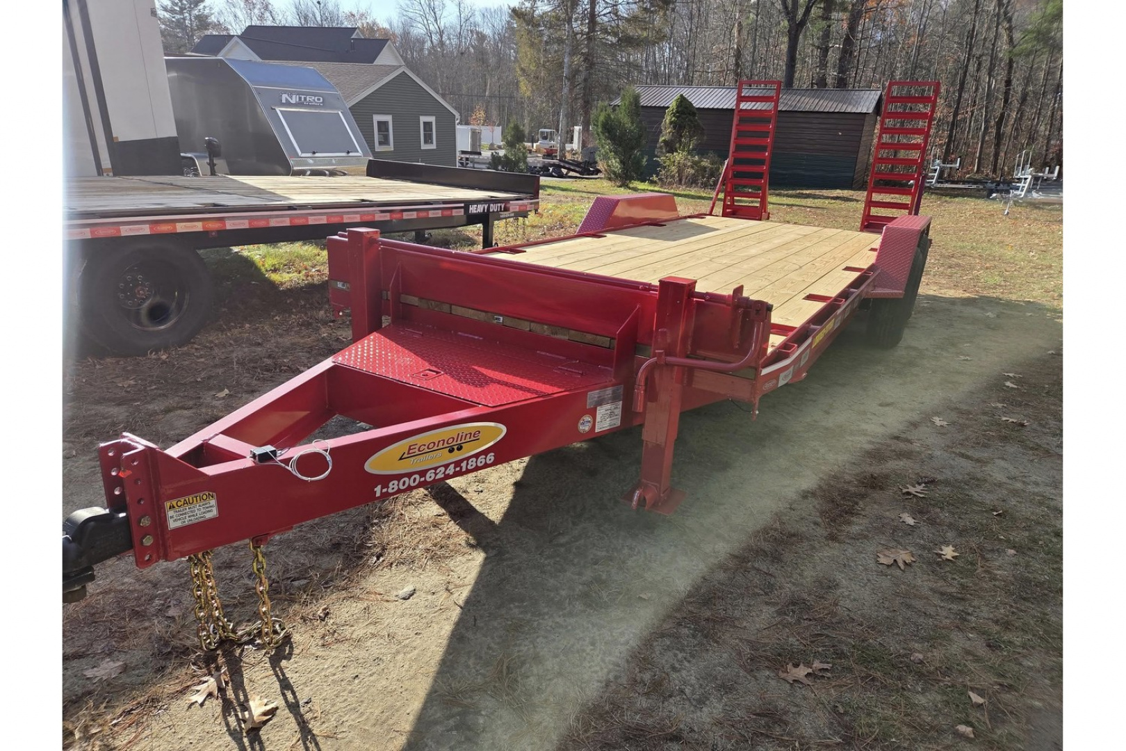 New 2026 7x20 16,000lb gvwr commercial grade equipment trailer - ECHO