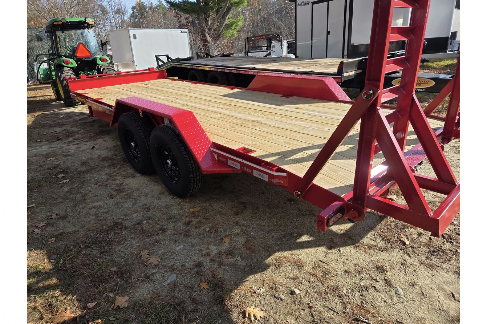 New 2026 7x20 16,000lb gvwr commercial grade equipment trailer - ECHO