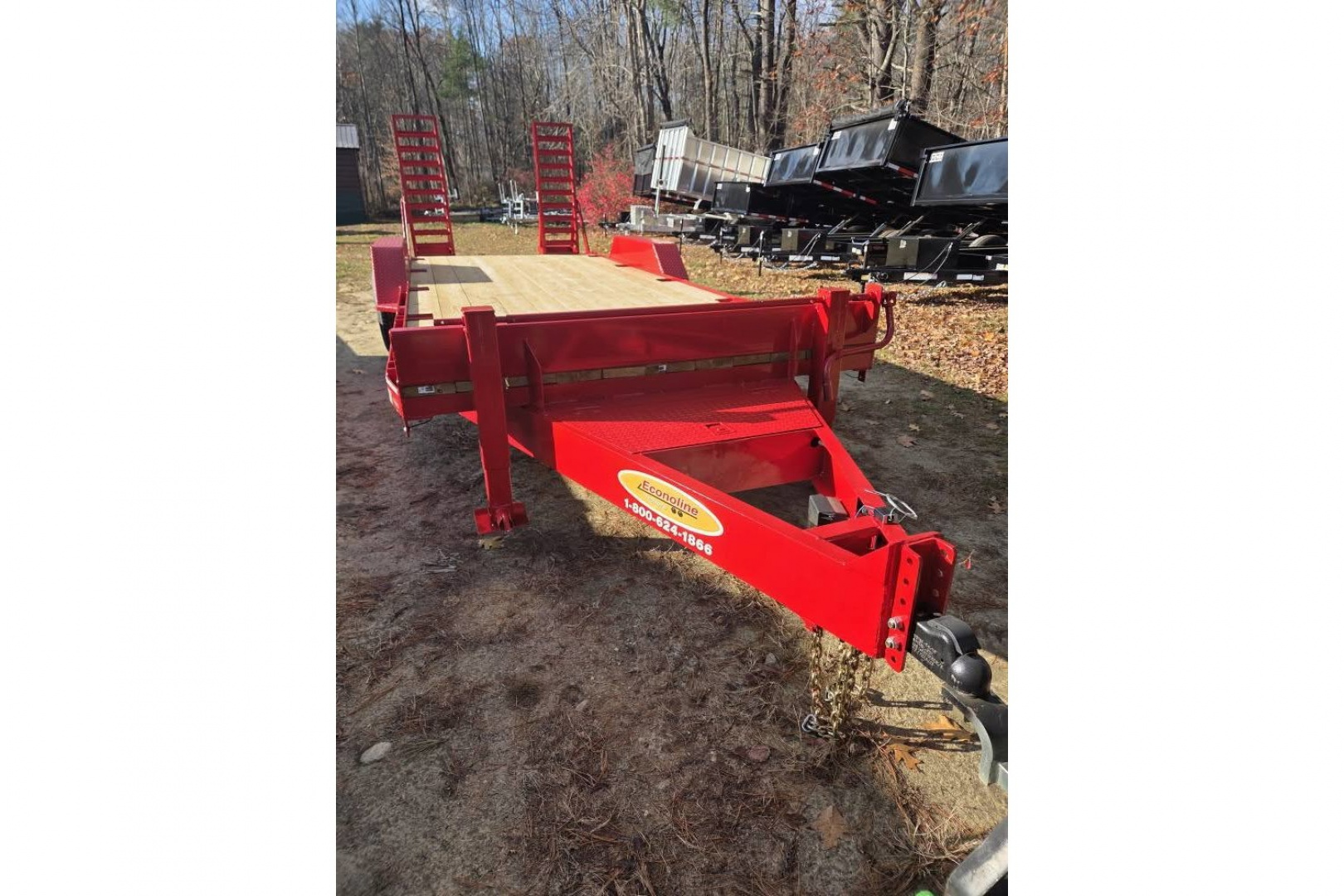 New 2026 7x20 16,000lb gvwr commercial grade equipment trailer - ECHO