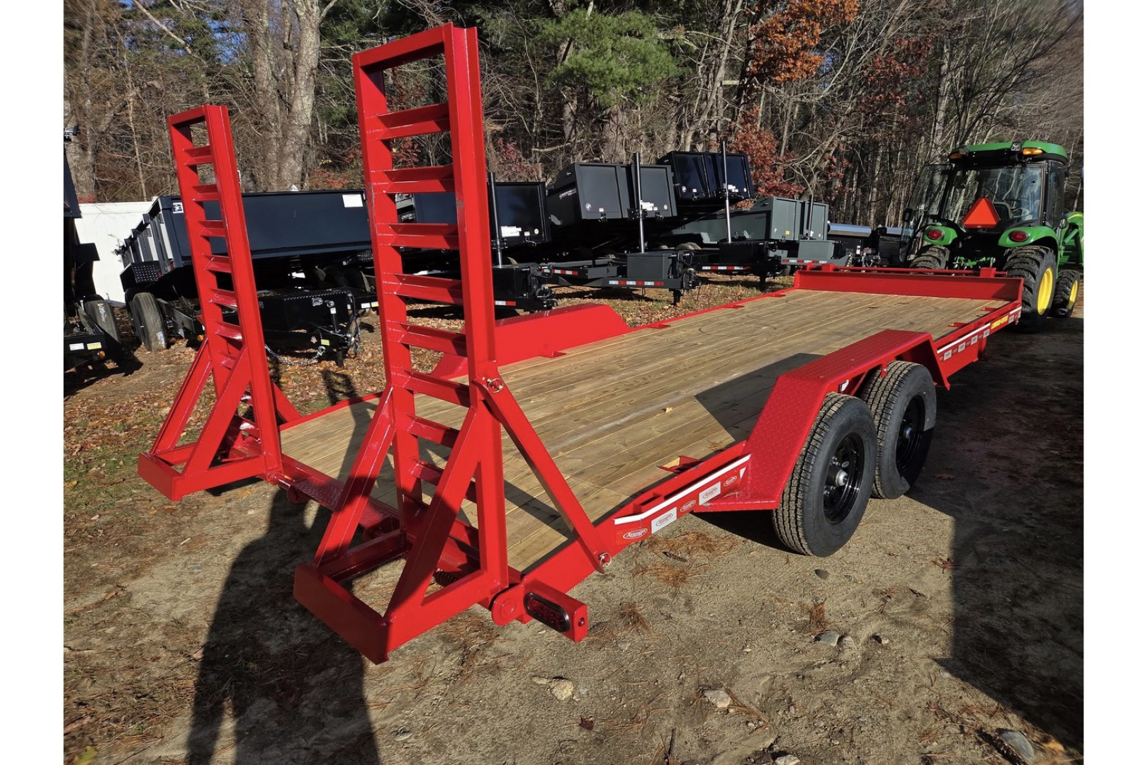 New 2026 7x20 16,000lb gvwr commercial grade equipment trailer - ECHO