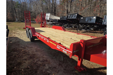 New 2026 7x20 16,000lb gvwr commercial grade equipment trailer - ECHO