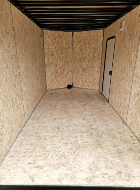 New 2025 7x12 extra height enclosed cargo trailer with aluminum wheels - Legend Trailers