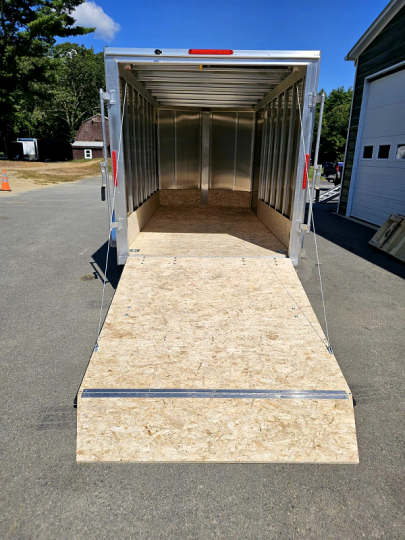 New 2025 6x12 aluminum enclosed cargo trailer Xlt series rear ramp - High Country Trailers