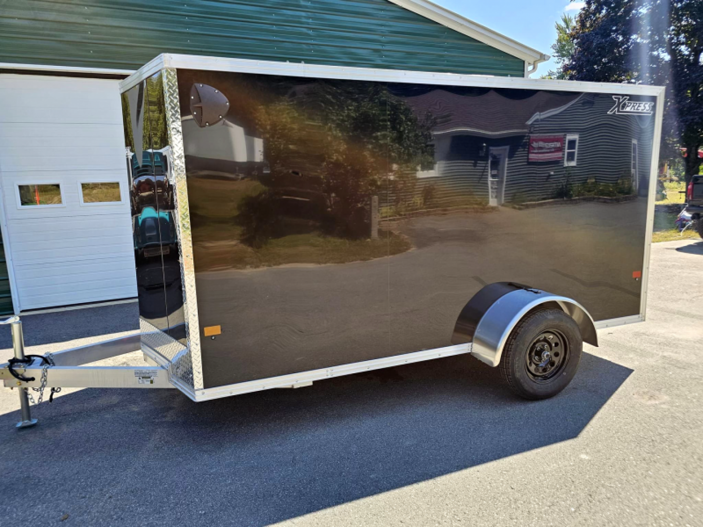 New 2025 6x12 aluminum enclosed cargo trailer Xlt series rear ramp - High Country Trailers