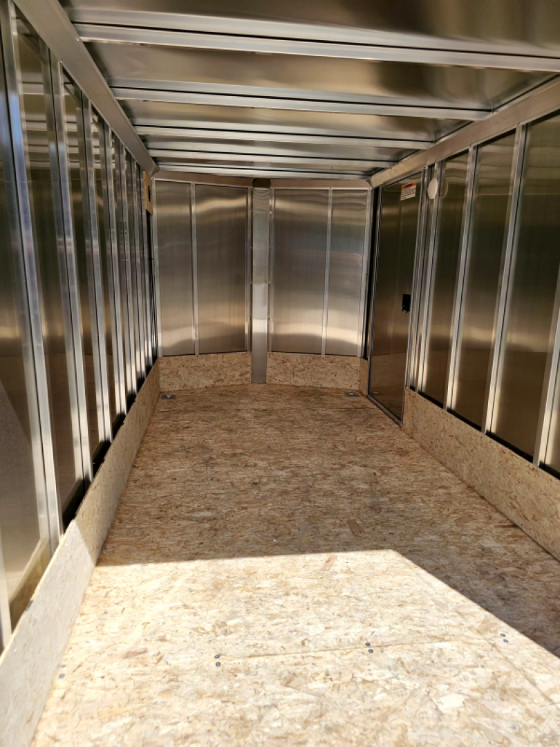 New 2025 6x12 aluminum enclosed cargo trailer Xlt series rear ramp - High Country Trailers