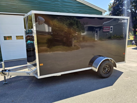 New 2025 6x12 aluminum enclosed cargo trailer Xlt series rear ramp - High Country Trailers