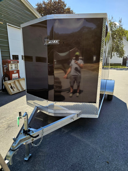 New 2025 6x12 aluminum enclosed cargo trailer Xlt series rear ramp - High Country Trailers