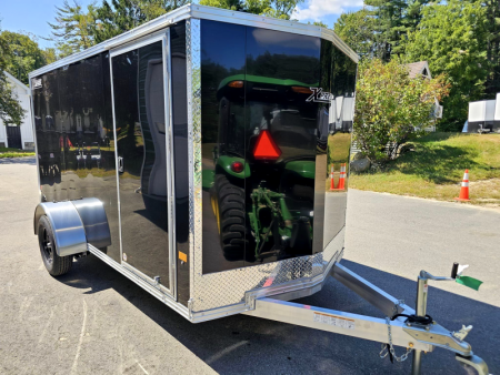 New 2025 6x12 aluminum enclosed cargo trailer Xlt series rear ramp - High Country Trailers