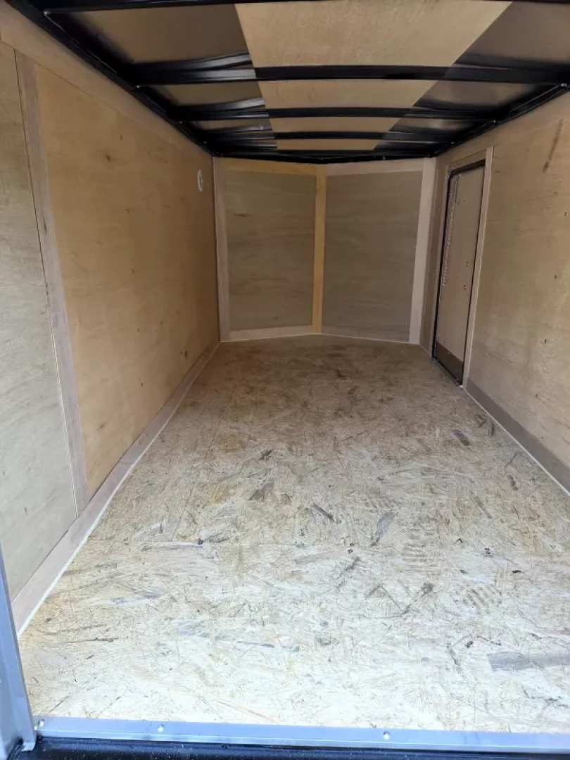 New 2025 5x10 enclosed cargo trailer with barn door & side door - Haul-About