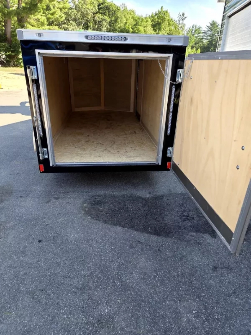 New 2025 5x10 enclosed cargo trailer with barn door & side door - Haul-About