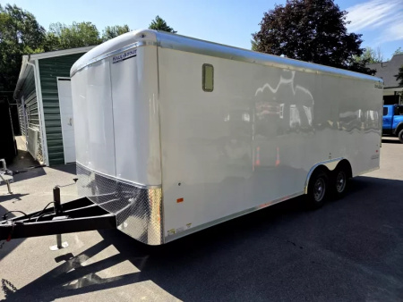 New 2025 8.5x20 commercial grade landscaping trailer 9990lb gvwr - Haul-About