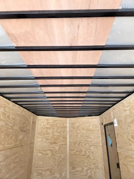 New 2025 8.5x18 extra height enclosed cargo or car hauler trailer black out - Anvil Trailers