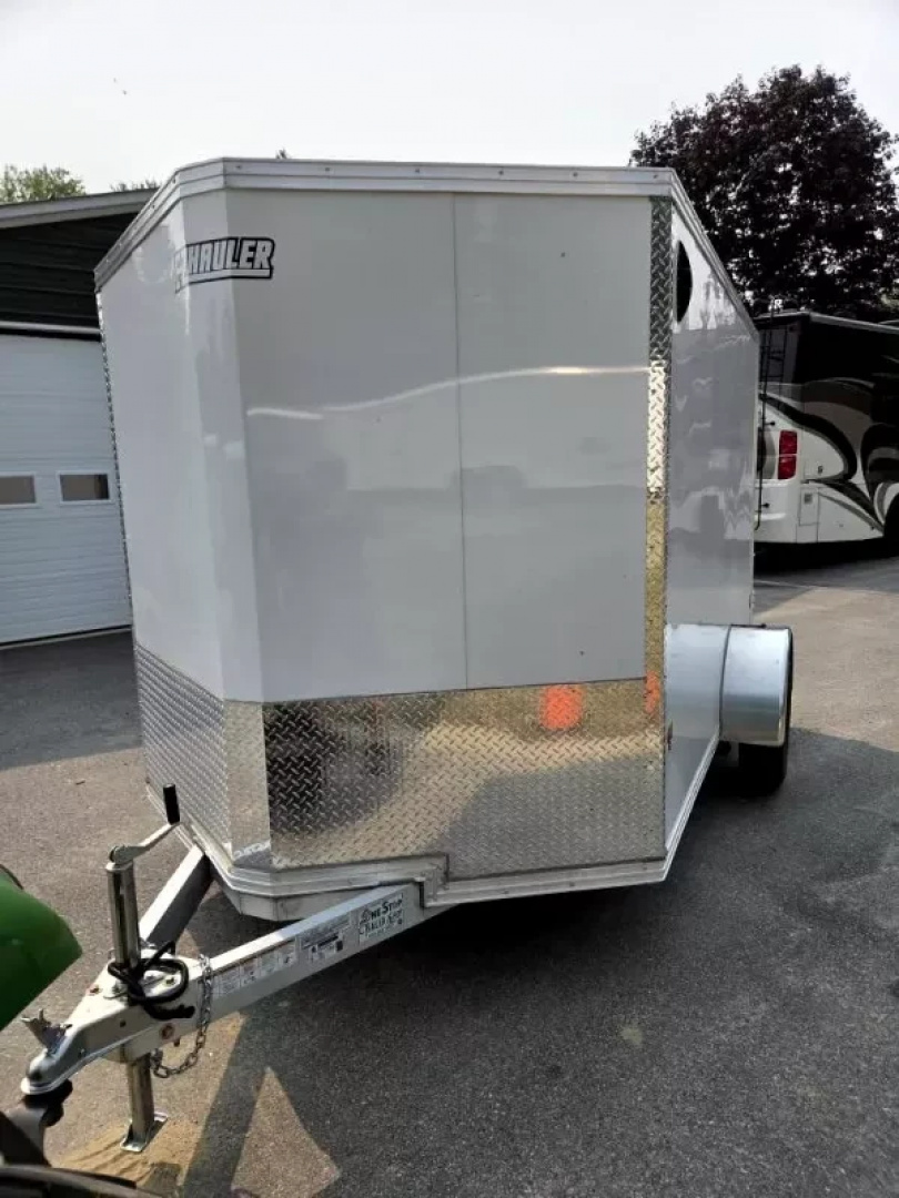 Used 2025 6.5x10 Aluminum enclosed cargo trailer with barn doors - High Country Trailers