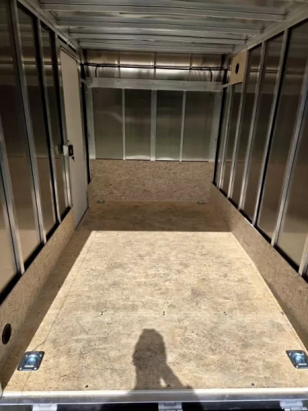 New 2026 2026 Nitro 6x10 enclosed cargo trailer flat front with rear ramp & side door torsion axle - Nitro