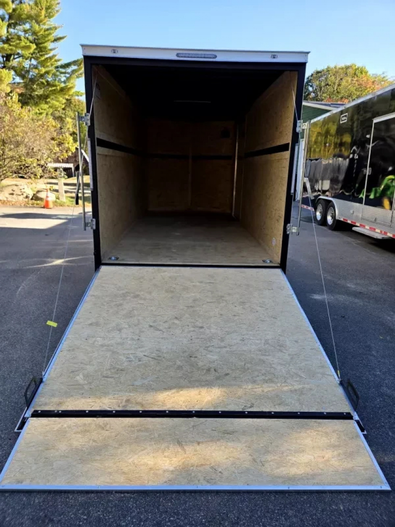 New 2026 7X17 CARGO TRAILER WITH E TRAC EXTRA HEGHT - Covered Wagon