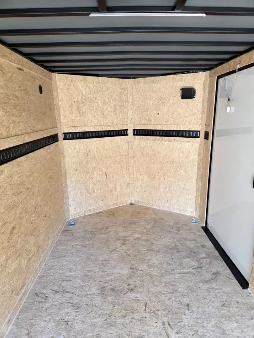 New 2026 7x16 extra height enclosed cargo trailer black out with e trac - Anvil Trailers