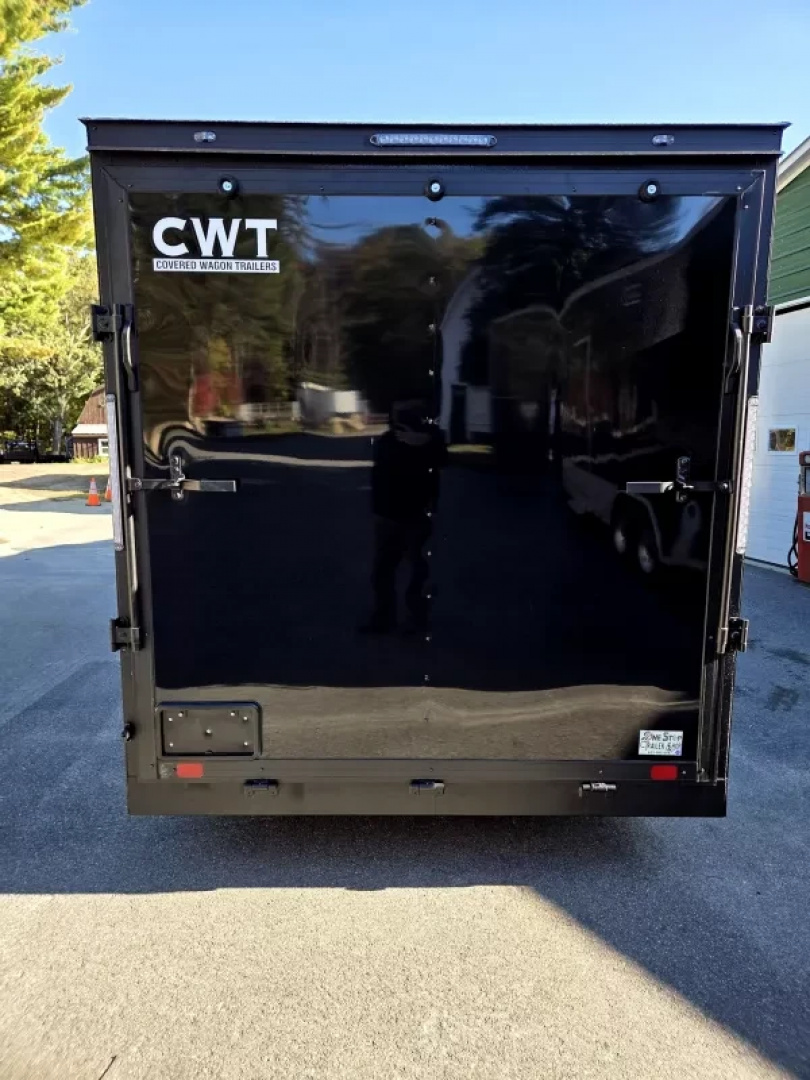 New 2026 7x16 extra height enclosed cargo trailer black out with e trac - Anvil Trailers