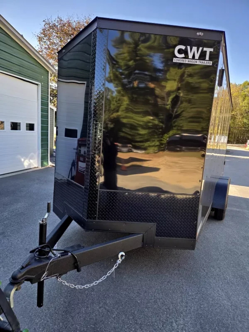 New 2026 7x16 extra height enclosed cargo trailer black out with e trac - Anvil Trailers