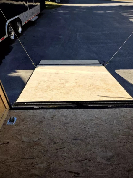 New 2026 7x16 extra height enclosed cargo trailer black out with e trac - Anvil Trailers